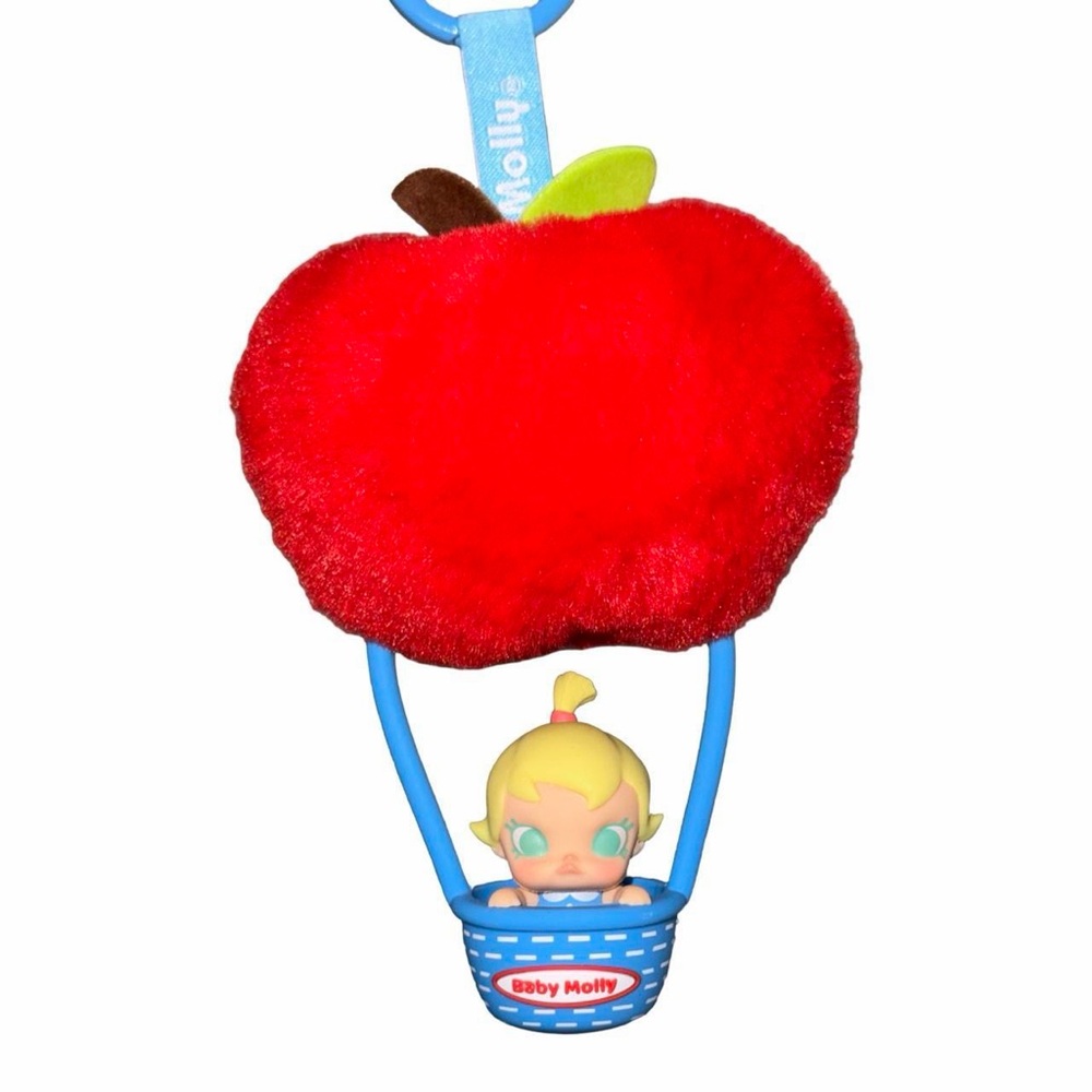 POP MART • Baby Molly Fruity Aroma Series Sachet Red Apple Dream Plush Pendant